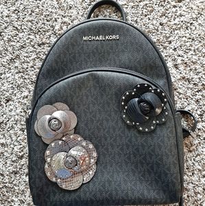 Black Michael Kors Backpack